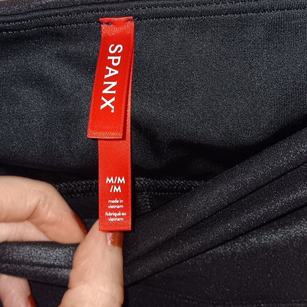 Spanx Legging M Black Faux Leather - Picture 4 of 6